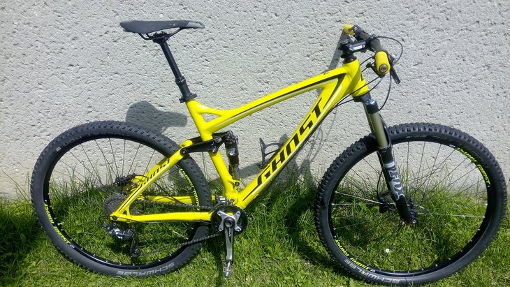 Prodám: celoodpružené kolo GHOST AMR LT 5 2015 - bazar - Bike-forum.cz