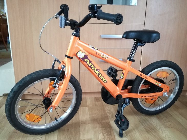 Prodám: Dětské kolo Apache CAT 16 - bazar - Bike-forum.cz