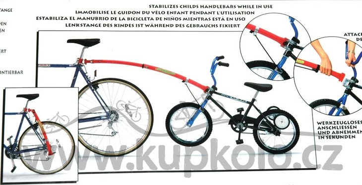Prodám: Trail Gator tažná tyč na dětské kolo - bazar - Bike-forum.cz
