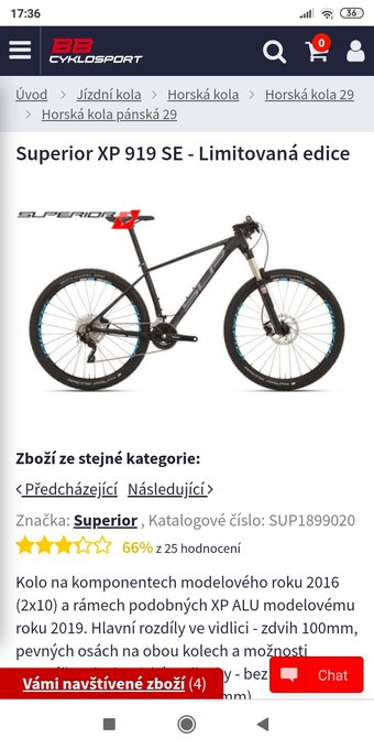 Prodám: SUP XP 919 SE - bazar - Bike-forum.cz