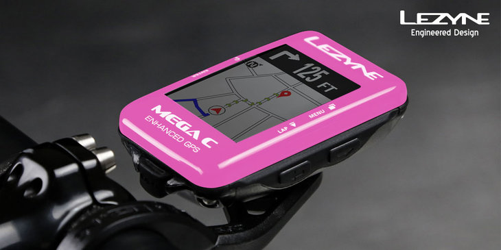 Prodám: Lezyne Mega C GPS Pink - bazar - Bike-forum.cz