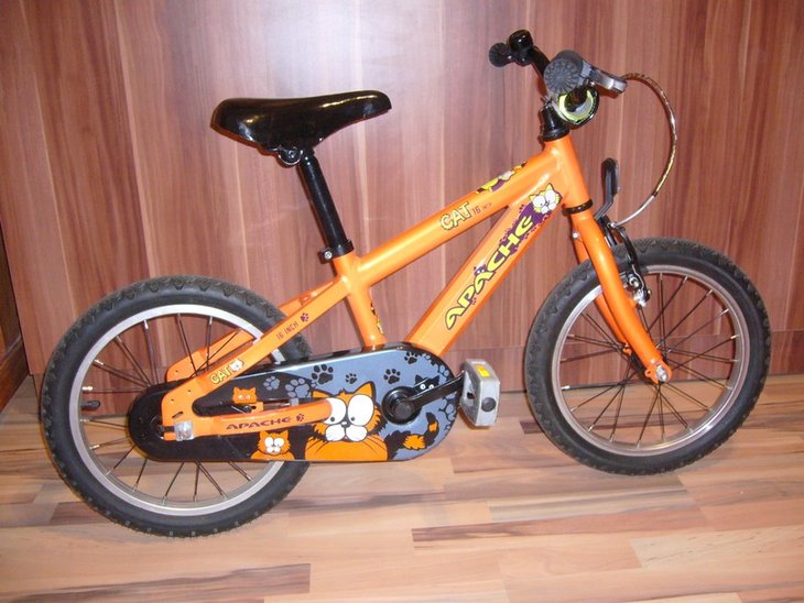 Prodám: Dětské kolo Apache CAT velikost 16' - bazar - Bike-forum.cz